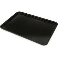 product of Carlisle 2618FGQ004 - Black Fiberglass Bakery Display Tray, 25-5/8" x 17-7/8" x 1-1/4", NSF