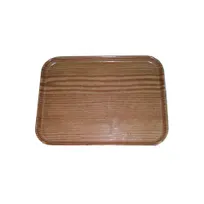 product of Carlisle 2618WFGQ094 Glasteel Bakery Tray, 25-5/8" x 17-7/8" x 1-1/4", Fiberglass, Wood Grain, NSF