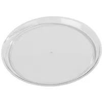 product of Carlisle 300407 Display Tray - 14" Clear Round SAN, Stain/Break/Chip, Recyclable, USA