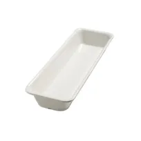 product of Carlisle 5552837 Balsam Displayware Pan - 20-7/8" L x 6-3/8" W, 2-1/2" D, White Melamine, BPA Free