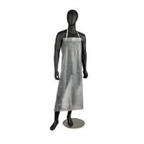 product of Carlisle 614DVA Dishwasher Apron, 36" x 43", No Pockets, Braided Ties, 12 mil Vinyl, Clear
