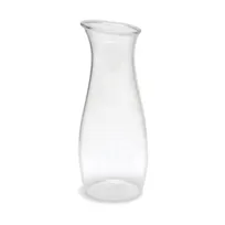 product of Carlisle 7090207 Cascata Carafe, 1 Liter, Drip Free Pour, Shatterproof Polycarbonate, Clear