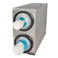 product of Carlisle C2802 EZ-Fit Box 8-1/16" L x 24-3/8" W x 16" H Two C2410C Dispensers Stainless Steel NSF