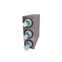 product of Carlisle C2803 EZ-Fit Box 8-1/16" L x 24-3/8" W x 24-3/16" H, Stainless, NSF, 3 Dispensers