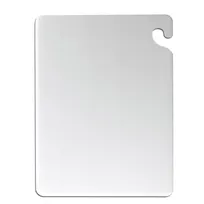 product of Carlisle CB182412WH Cutting Board - 18" x 24" x 1/2", White Co-Polymer, Food-Safe Hook, NSF