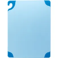 product of Carlisle CBG912BL San Jamar Cutting Board, 9" x 12" x 3/8", Blue Co-Polymer, Dishwasher Safe, NSF