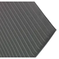 product of Carlisle KM4360BK San Jamar Sponge Floor Runner, 3' x 60', 3/8" Thick, Vinyl, Black