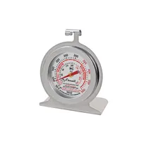 product of Carlisle THDLOV San Jamar Oven Thermometer, 2-1/2"W x 1-1/2"D x 3"H, Stainless Steel 40°-500°F Dial