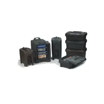 product of Carlisle XT160003 Cateraide Slide 'N Seal Pan Carrier, 18 qt, Black Polyethylene, Top Loader