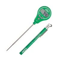 product of CDN DTL572-G Lollipop Thermometer, -40 to +572°F, 1.08"W x 0.52"H, 304 Steel, IPX7 Waterproof, Clip