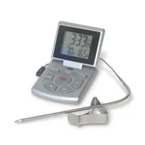 product of CDN DTTC-S Combo Probe Thermometer, Timer/Clock, 14-392°F, 5-1/2" Probe, AAA Battery