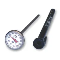 product of CDN IRT220-X2 Thermometer, 0-220°F Fahrenheit, 1" Dial, 5" Stem, Waterproof, - 1/Pack