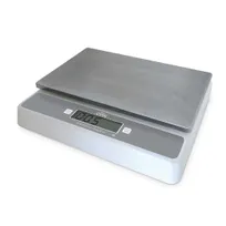 product of CDN SD5502 Digital Portion Scale - 55lb/25kg Capacity, 11.2"x7" Stainless Steel Platform, Battery Status