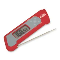 product of CDN TCT572-R Folding Thermocouple Thermometer, -58 to +572°F, 0.1°F, ±1.8°F, 4-1/4" Red Probe, NSF