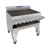 product of Bakers Pride CH-8 44" Floor Model Gas Radiant Charbroiler w/ (8) Burnes, 144.000 BTU