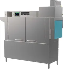 product of Champion 64 PRO-HR Conveyor Dishwasher, High Temp With Booster, 350 Racks/Hour