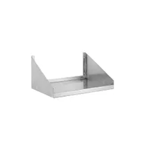 product of Channel MWS2424 18 Gauge Stainless Steel Microwave Shelf, 24"W x 24"D, Wall Mount, 20lbs Capacity