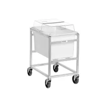 product of Channel PBA001 Assembled End Load Aluminum Spice / Food Box Rack w/ 1 Poly Box