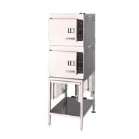 product of Cleveland (2) 21CET8 6 Pan Electric Convection Steamer, Double Stacked, Electric Generator, Plumbed