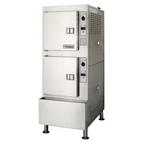 product of Cleveland 24CGA10NEZTQS 10 Pan Natural Gas Convection Steamer, (2) Stacked, Cabinet, 125.000 BTU