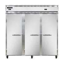 product of Continental Refrigerator 3RFFNSA 78" 3-Section Reach-In Refrigerator Freezer Combo w/ 3 Solid Doors