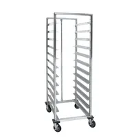 product of Cres Cor 2071524SD 24 Tray End Load Super Duty Aluminum Mobile Utility Rack, Assembled