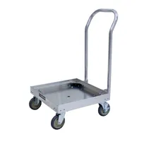 product of Cres Cor 5002020 Aluminum Dish Rack Dolly, 20x20, 250 lb, Silver, 5 Swivel Casters