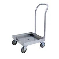 product of Cres Cor 5002020Z Correctional Dish Rack Dolly, 20x20, Aluminum, Silver, 4 Swivel Casters