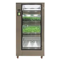 product of Carter-Hoffmann GC41 Gardenchef Herb Growing Cabinet, 37" 4-Zone, Stainless Steel, Touchscreen, 120V