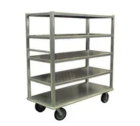 product of Carter-Hoffmann T725 Aluminum 5-Shelf Queen Mary Cart w/ 2500 lb. Capacity, Marine Edges