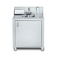 product of Crown Verity CV-PHS-2 Portable Sink, Hot & Cold Water