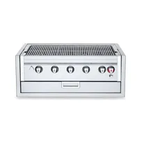 product of Crown Verity IBI36-GO 36" Built-In Outdoor Charbroiler/Grill Only, 5 Burners, 79.250 BTU