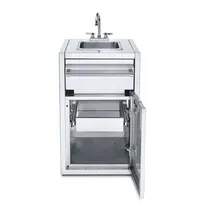 product of Crown Verity IBISC-SK-1D Small Built-In Cabinet with Sink & (1) Drawer