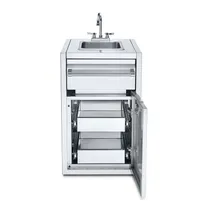 product of Crown Verity IBISC-SK-2D Small Built-In Cabinet with Sink & (2) Drawers