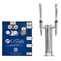 product of Crysalli IN2-TK2P-P Profusion Tapping Kit-N2 Regulator,iN2-2P Injector,2 Draft Towers (Gas & Liquid)
