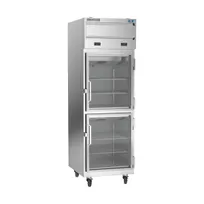 product of Beverage Air CT12-12HC-1HG 26" 1-Section Convertible Refrigerator Freezer, 2 Half Glass Doors, 18 cu. ft.