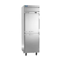 product of Beverage Air CT1HC-1HS 26" 1-Section Convertible Refrigerator Freezer w/ 2 Half Solid Doors, 23 cu. ft.
