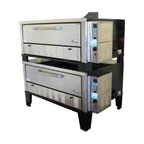 product of Peerless CW200PESC 66" Gas Pizza Deck Oven, Double Deck