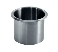 product of Krowne D-16 Silver Series Open Waste Chute, Stainless Steel, Loose-Fit Design, Heavy-Duty Grade