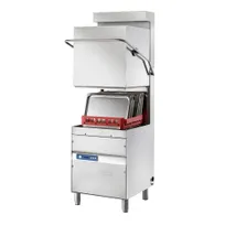 product of Blakeslee D-18V-3 28" Hood Type Ventless Dishwasher, High Temp with Booster - 30 Racks/Hr -21 Gal/Hr