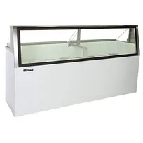product of Master-Bilt DD-66L 69" Low Glass Ice Cream Dipping Cabinet w/ Sneeze Guard
