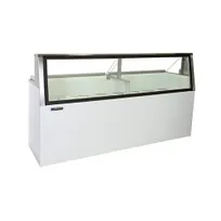 product of Master-Bilt DD-88L 90" Low Glass Ice Cream Dipping Cabinet w/ Sneeze Guard