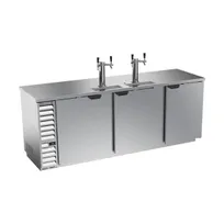 product of Beverage Air DD94HC-1-S 95" Draft Beer Cooler w/ 5 Kegs, 37.82 cu. ft., 2 Dual-Tap Towers