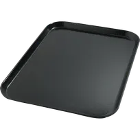 product of Dinex DX1089I03 - 14" x 18" Rectangular Onyx Black Fiberglass Tray, Size I, Fast Food Service - Case