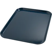 product of Dinex DX1089I50 Tray - 14" x 18" Rectangular Fiberglass Serving Tray, Midnight Blue, Size I - 1/Case
