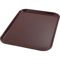 product of Dinex DX1089I61 - 14" x 18" Rectangular Fiberglass Tray, Size I Flat, Burgundy - 1/Case