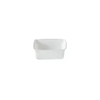 product of Dinex DXHH20 Soup Bowl, 8 Oz Rectangular White Polypropylene, Heat-Resistant 300°F, Recyclable - 1/Case