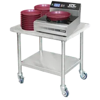 product of Dinex DXPICTABLEM Mobile Table, For Induction Charger, 30"W X 24"D X 30-1/8"H