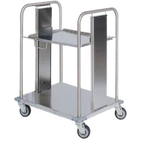 product of Dinex DXPIDRS2020 Open Mobile Rack Dispenser, Rack Size 20" x 20"