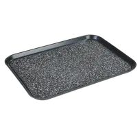 product of Dinex DXSMC1418NSM03 Patient Tray 14" x 18" Black Fiberglass Rectangular Non-Skid NSF - Case